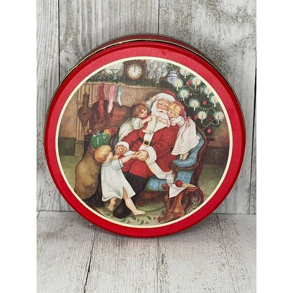 Vintage Christmas Santa Claus Tin - Picture 1 of 7